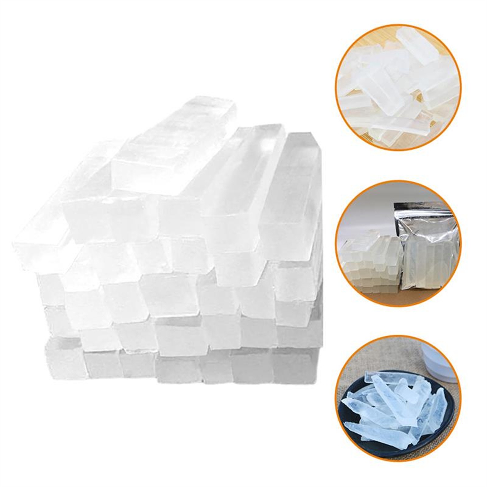 Soap Making Glycerin Base - สบู่กลีเซอรีนใส 250 กรัม สำหรับทำสบู่ออร์แกนิค ทำสบู่ DIY