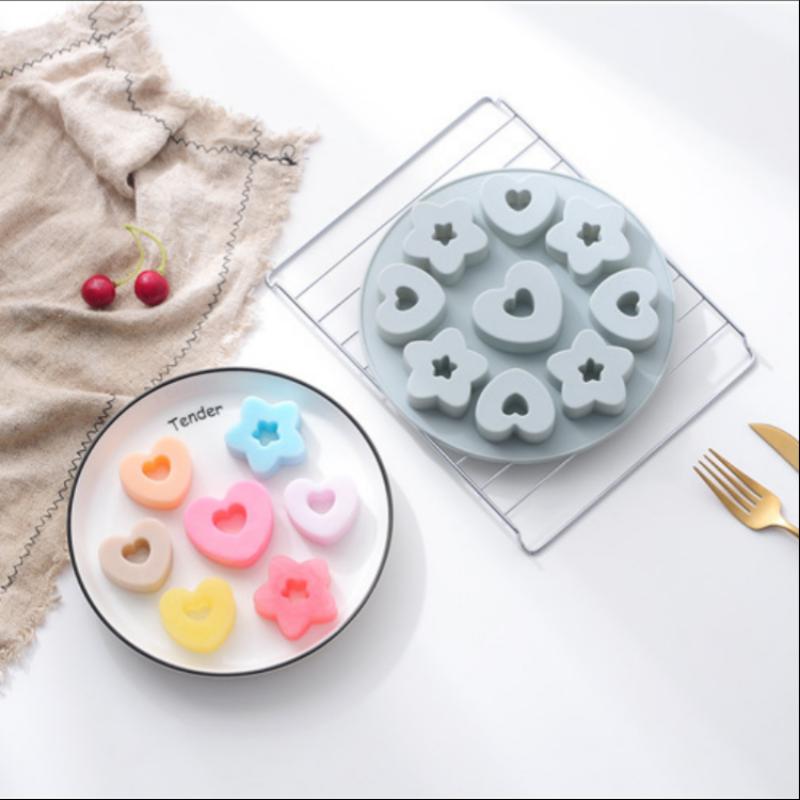 Soap Making Websites - แม่พิมพ์ซิลิโคนรูปดาวเล็กๆ สำหรับทำบิสกิต ขนมช็อกโกแลต คุกกี้ น้ำแข็ง เทียน