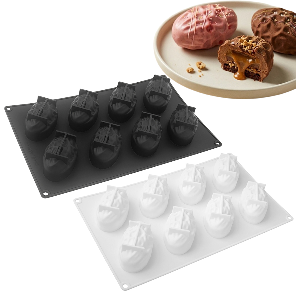 Soap Mold Silicone Loaf - แม่พิมพ์ซิลิโคนเกรดอาหาร รูปทรงต้นอินทผลัม 3 หรือ 8 ช่อง