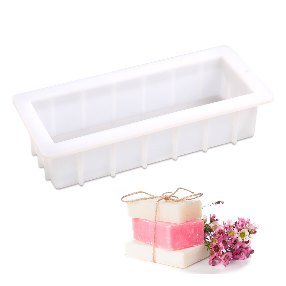 Soap Mold Silicone Loaf - แม่พิมพ์สบู่ซิลิโคนของนิโคล ยืดหยุ่น ถอดออกง่าย แม่พิมพ์สบู่ก้อน สำหรับทำสบู่แฮนด์เมด