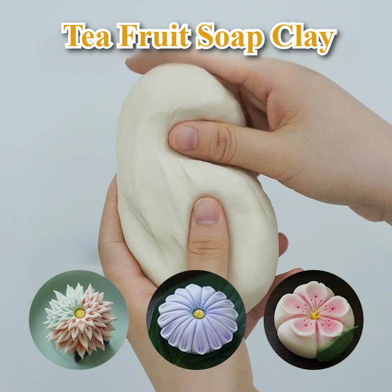 Soap Making Additives - สบู่ดินชาผลไม้ 100 กรัม วัตถุดิบดินเหนียว สารเติมแต่ง กลีเซอรีนบริสุทธิ์
