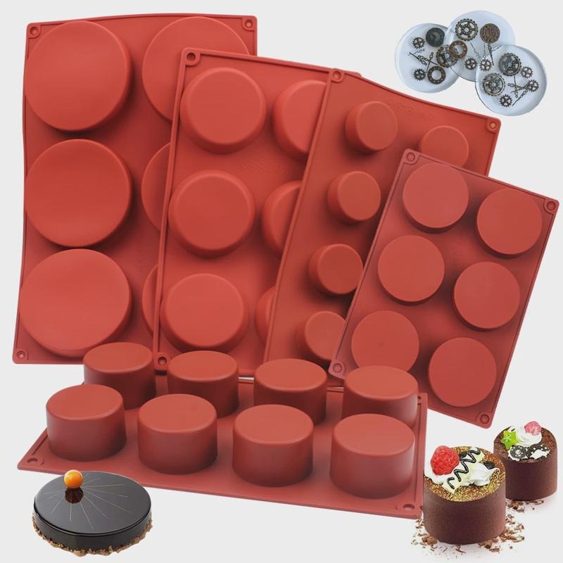 Soap Mold Silicone Loaf - แม่พิมพ์สบู่ซิลิโคนทรงกลม DIY อุปกรณ์ทำสบู่ทำมือ แม่พิมพ์ซิลิโคนสำหรับช็อกโกแลต เค้ก เทียน
