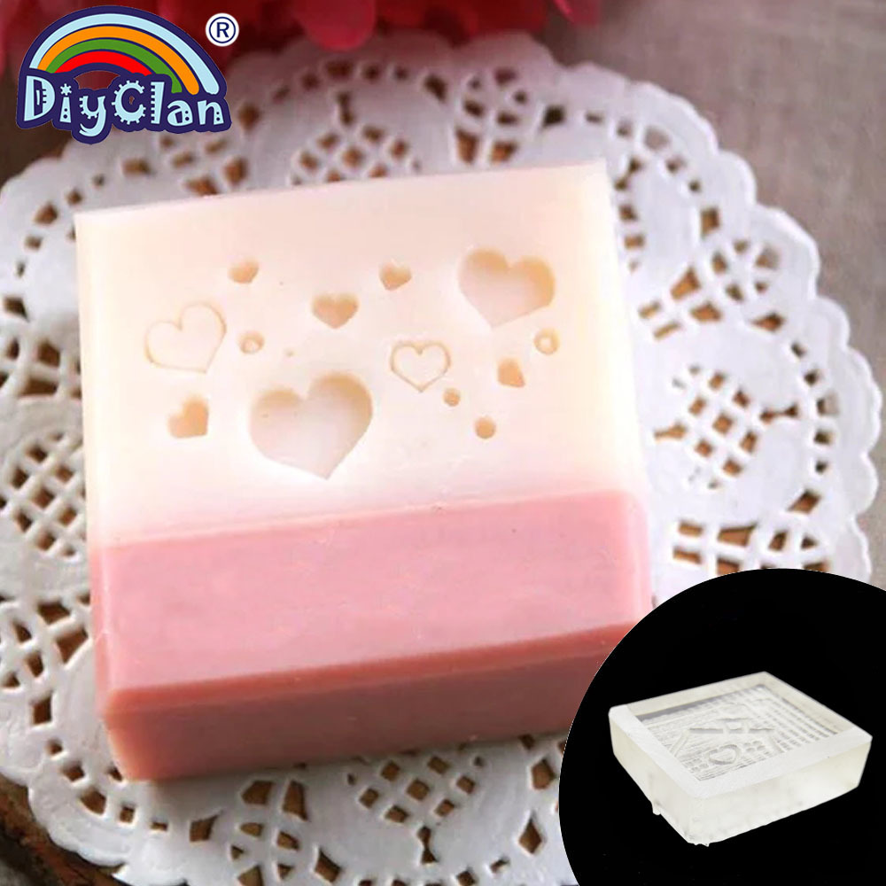 รูปหัวใจสบู่แฮนด์เมดแสตมป์โปร่ - Soap Making Websites บทวิจารณ์และราคา