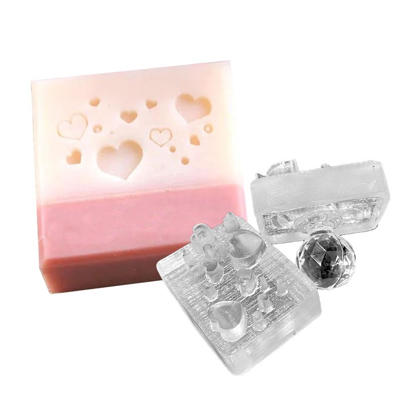 รูปหัวใจสบู่แฮนด์เมดแสตมป์โปร่ - Soap Making Websites บทวิจารณ์และราคา