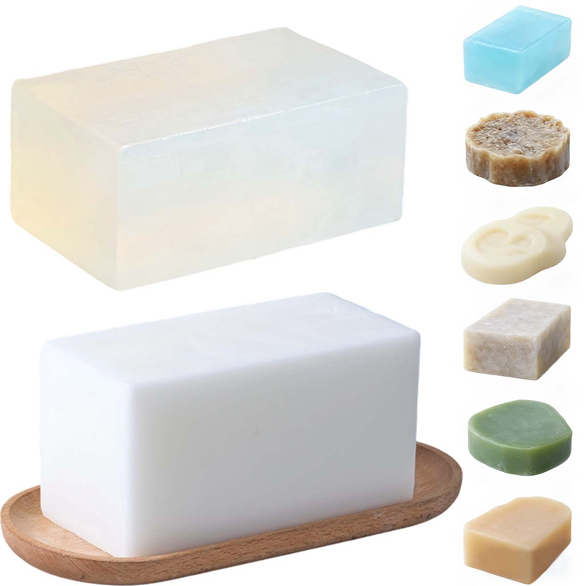 เบสสบู่กลีเซอรีนสีขาวใส ออร์แก - Soap Making Glycerin Base บทวิจารณ์และราคา