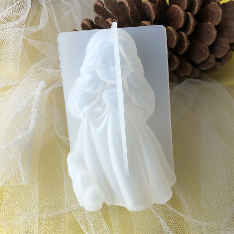 3D น่ารักเจ้าหญิงซิลิโคนเทียนแ - Soap Mold Silicone Loaf บทวิจารณ์และราคา