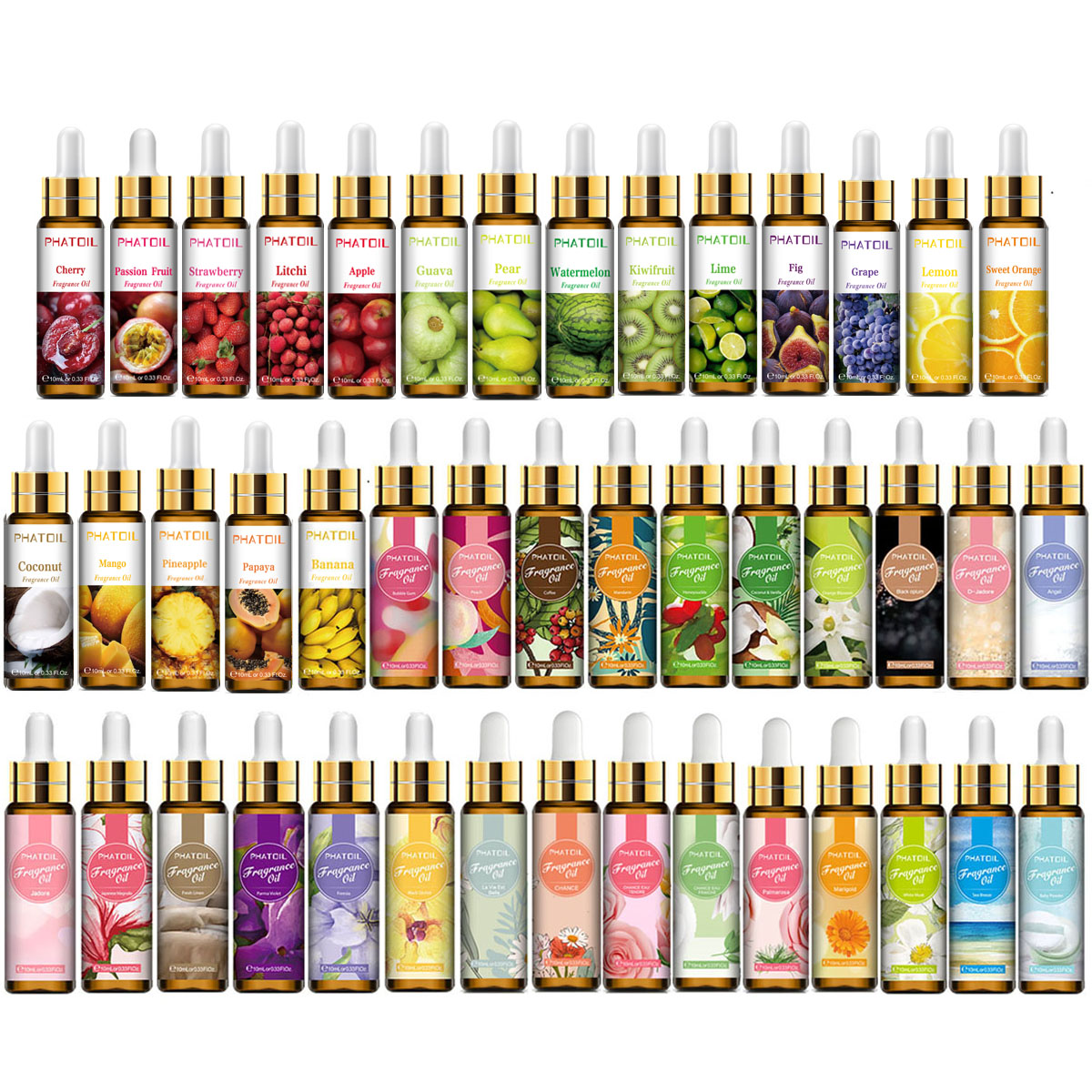 10ml ผลไม้บริสุทธิ์ดอกไม้ AROM - Soap Making Natural Ingredients บทวิจารณ์และราคา