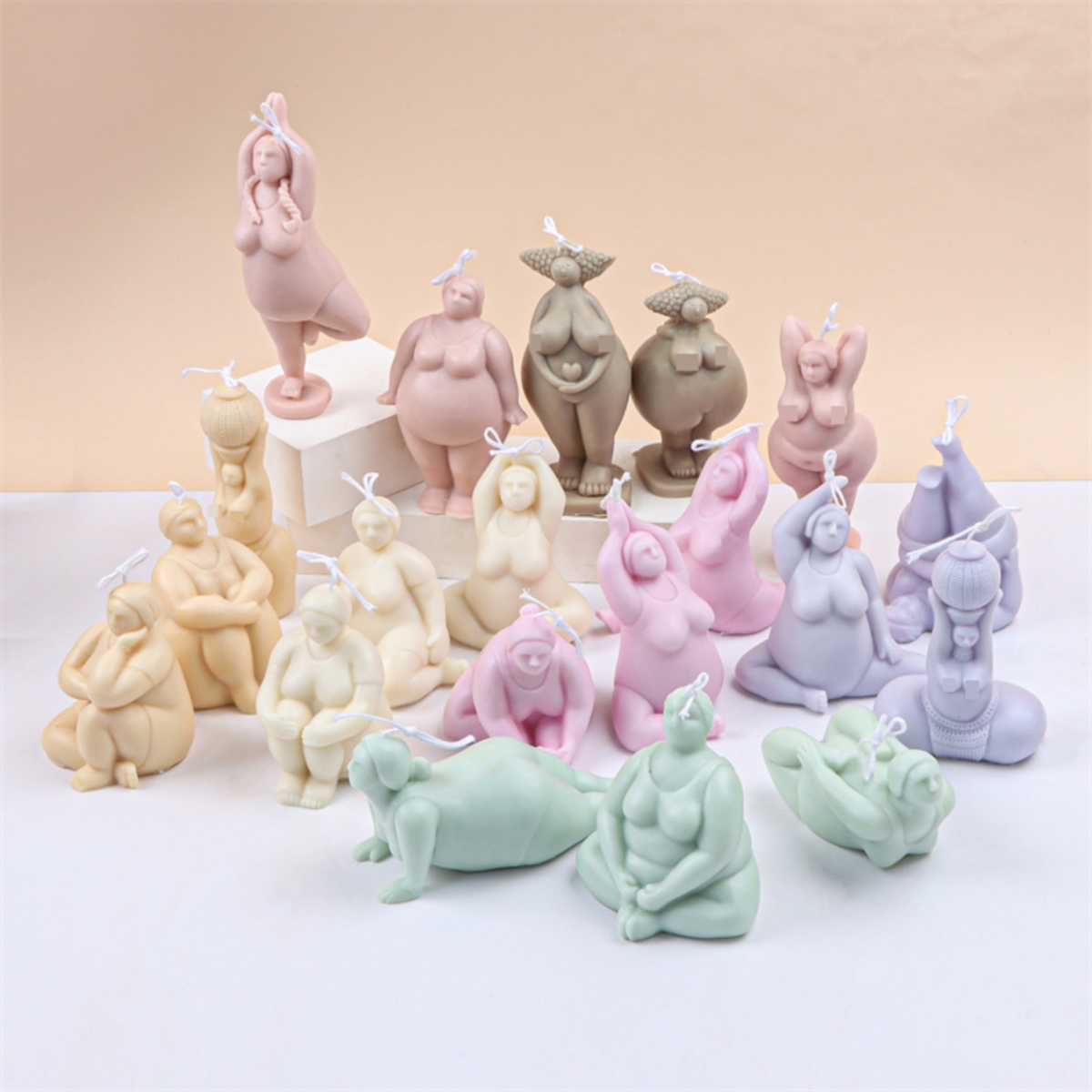 3D Lady Body เทียนแม่พิมพ์โยคะ - Soap Making Additives บทวิจารณ์และราคา