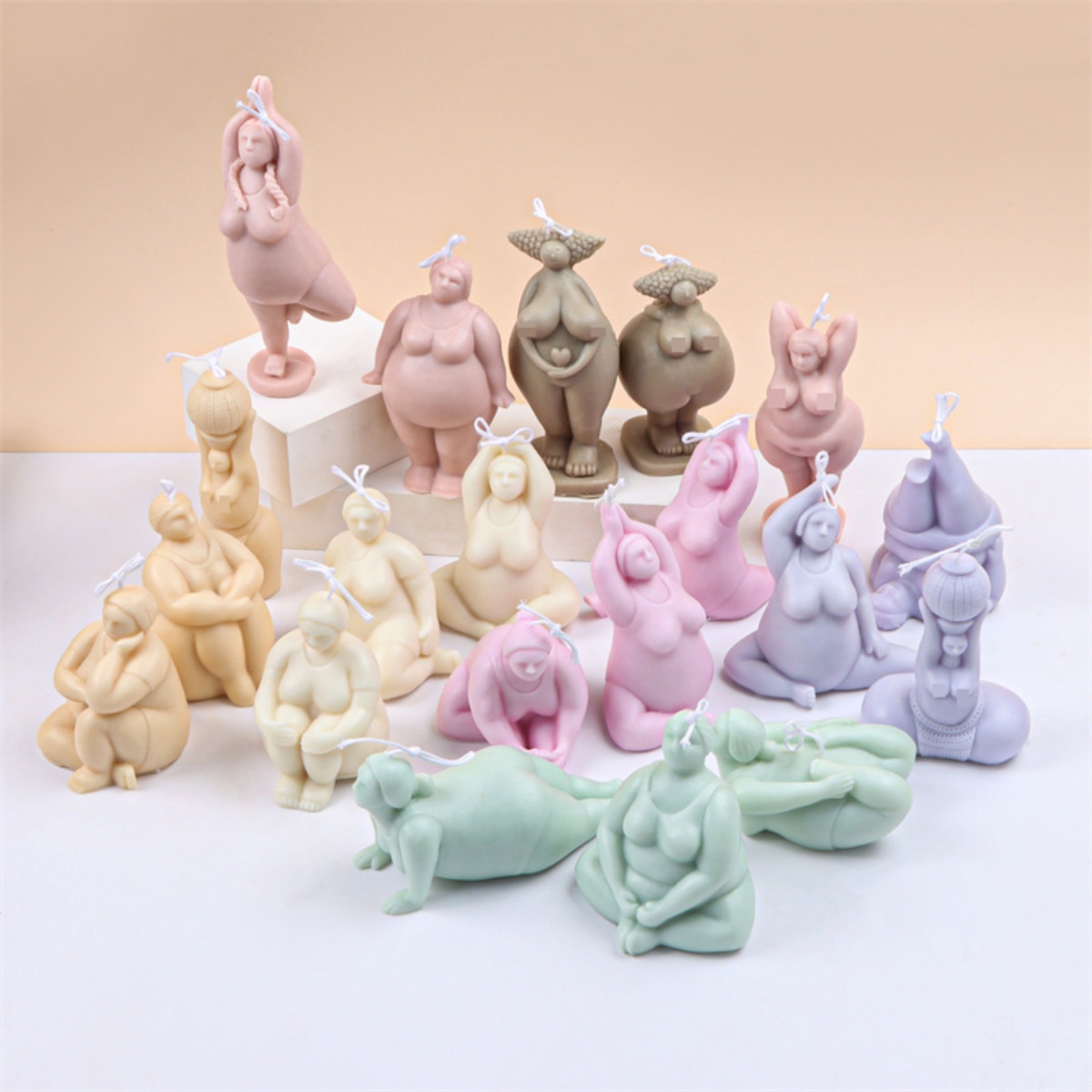 3D Lady Body เทียนแม่พิมพ์โยคะ - Soap Making Additives บทวิจารณ์และราคา