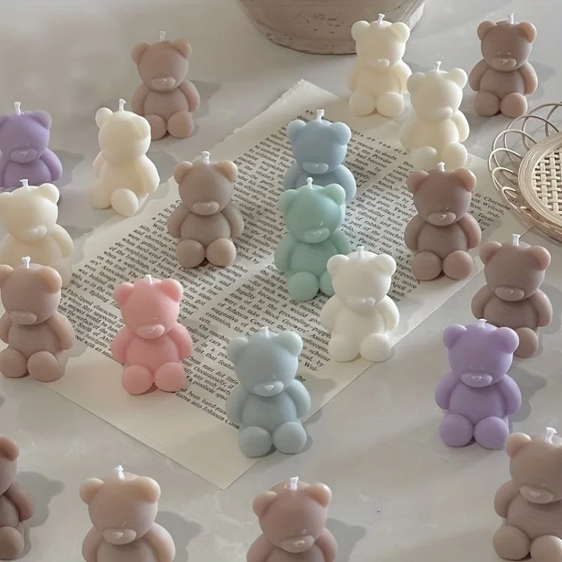แม่พิมพ์ซิลิโคนหมีสําหรับเทียน - Soap Making Additives บทวิจารณ์และราคา