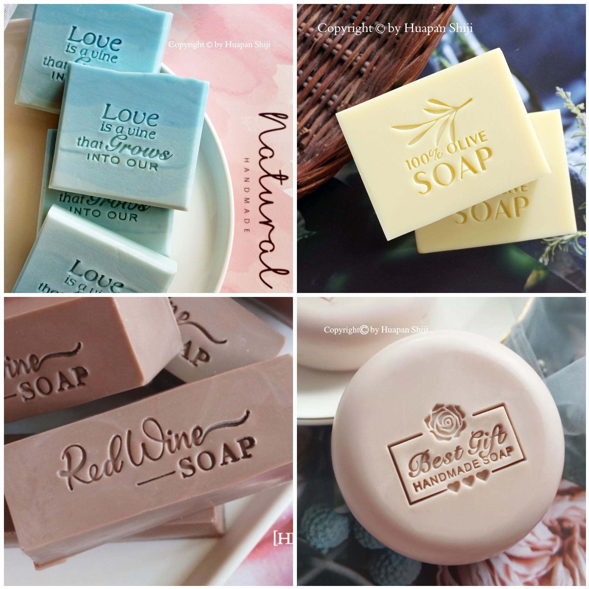โลโก้ที่กําหนดเองชื่อสบู่แสตมป - Soap Making Websites บทวิจารณ์และราคา