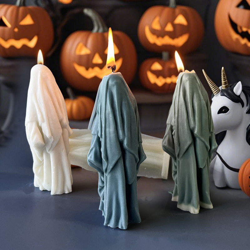 DIY ฮาโลวีน Ghost ซิลิโคนเทียน - Soap Making Additives บทวิจารณ์และราคา