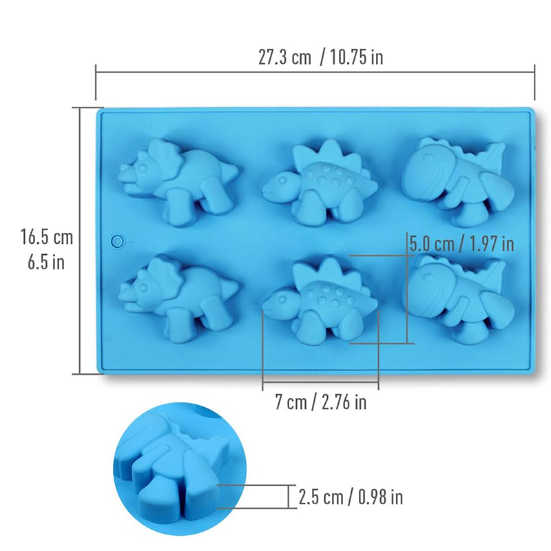 ไดโนเสาร์ลูกอมแม่พิมพ์ซิลิโคน  - Soap Making Websites บทวิจารณ์และราคา