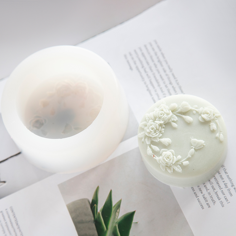 รอบรูปร่าง Rose ดอกไม้สบู่แฮนด - Soap Making Additives บทวิจารณ์และราคา