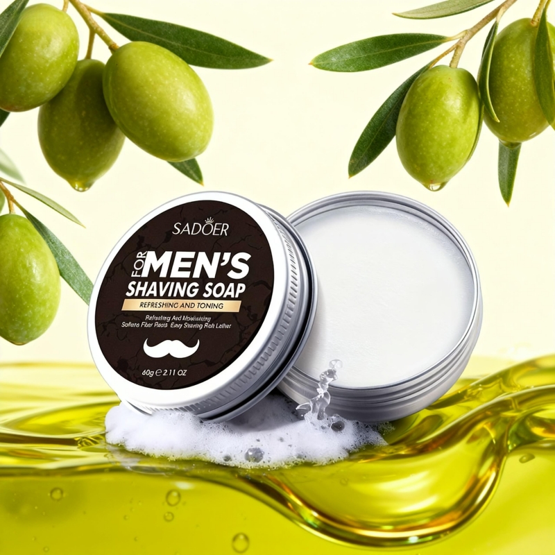 สบู่โกนหนวดสำหรับผู้ชาย ผสมสาร - Soap Making Olive Oil บทวิจารณ์และราคา