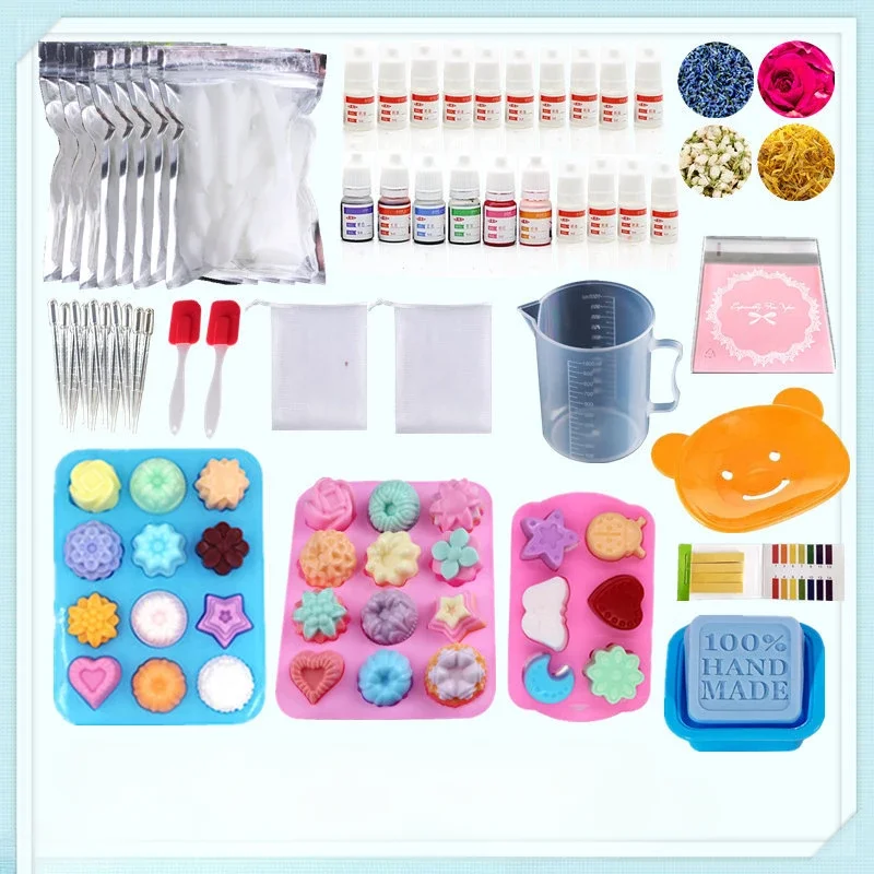 ชุดเครื่องมือวัสดุที่จําเป็นแฮ - Soap Making Natural Ingredients บทวิจารณ์และราคา