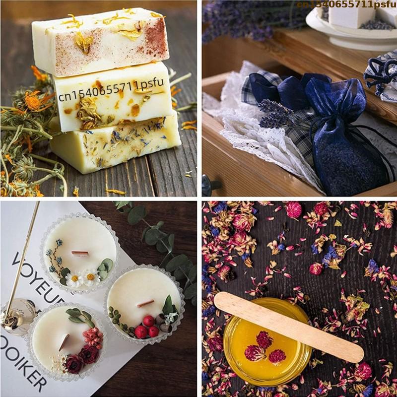 ดอกกุหลาบแห้งคุณภาพสูง 4 ชนิด  - Soap Making Additives บทวิจารณ์และราคา