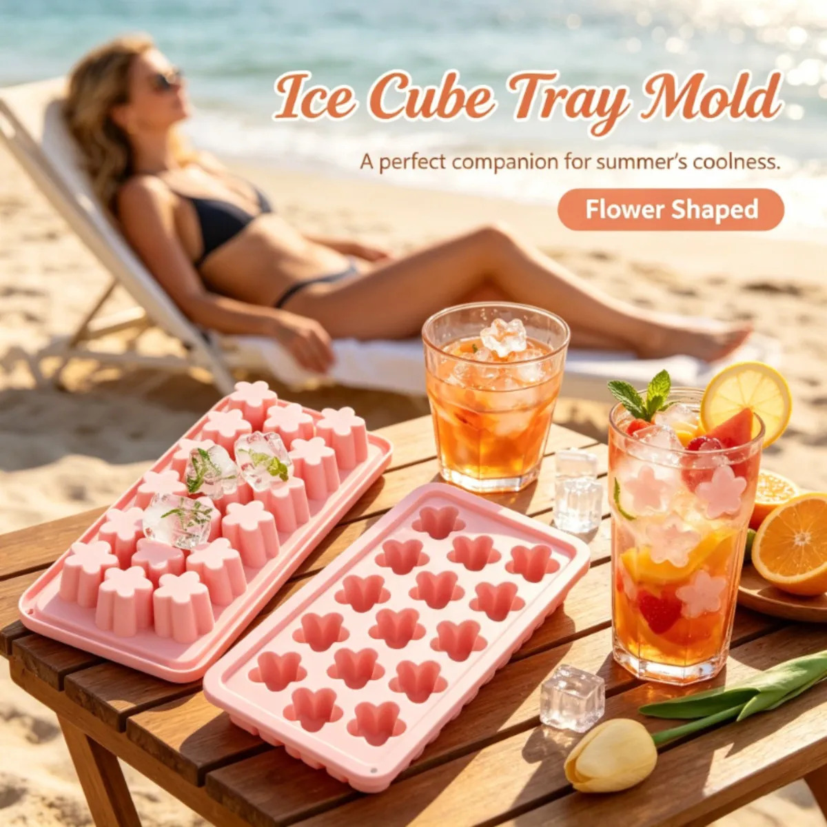 ถาดน้ำแข็งรูปดอกไม้ 1 ชิ้น พร้ - Soap Making Websites บทวิจารณ์และราคา