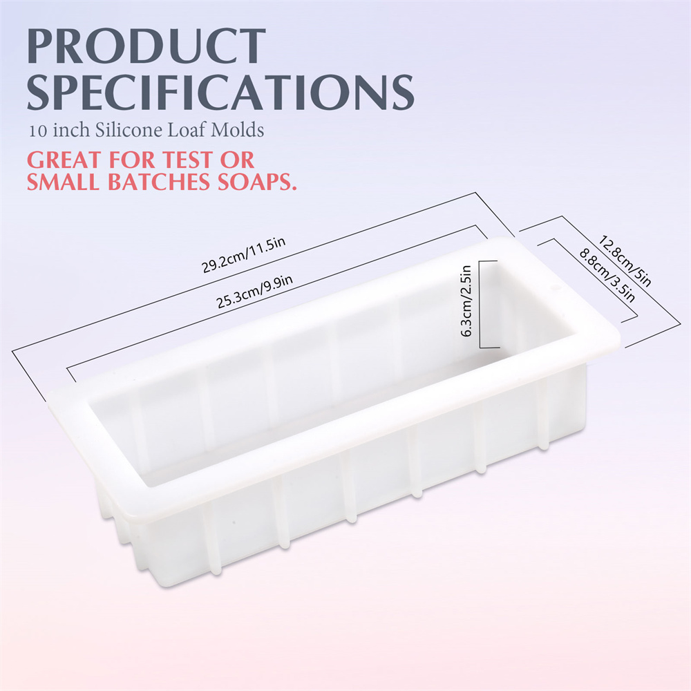 แม่พิมพ์สบู่ซิลิโคนของนิโคล ยื - Soap Mold Silicone Loaf บทวิจารณ์และราคา
