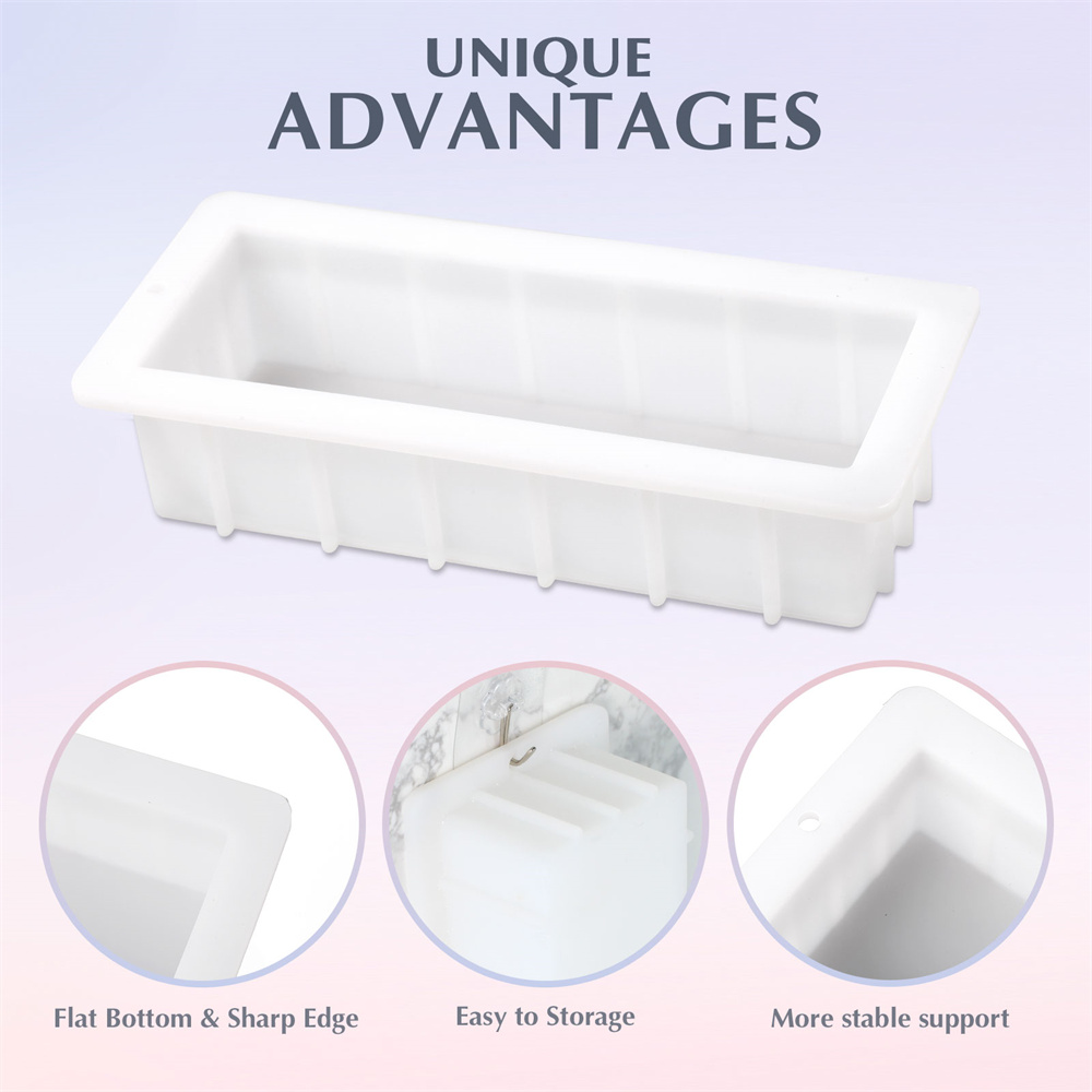 แม่พิมพ์สบู่ซิลิโคนของนิโคล ยื - Soap Mold Silicone Loaf บทวิจารณ์และราคา