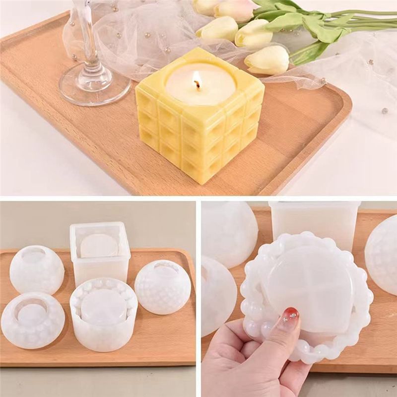 ชุดแม่พิมพ์เทียนซิลิโคน 5 ชิ้น - Soap Making Quantities บทวิจารณ์และราคา