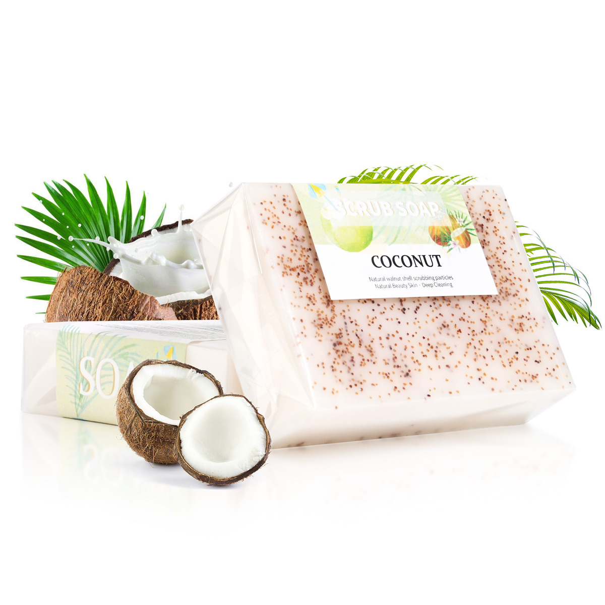 สบู่กะทิธรรมชาติ M+ ผสมอนุภาคฝ - Soap Making Olive Oil บทวิจารณ์และราคา